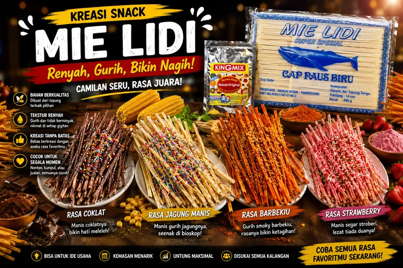 Mie Lidi Mentah Paus 1 kg - Image 1